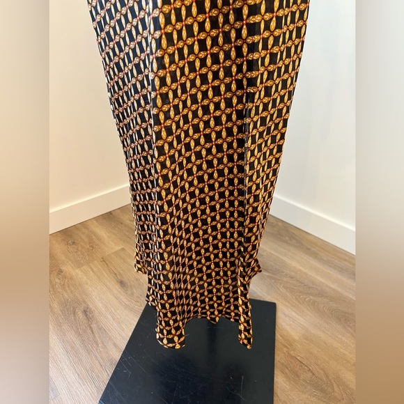 MINKPINK boho printed midi chiffon Dress size xs,medium - Picture 7 of 10